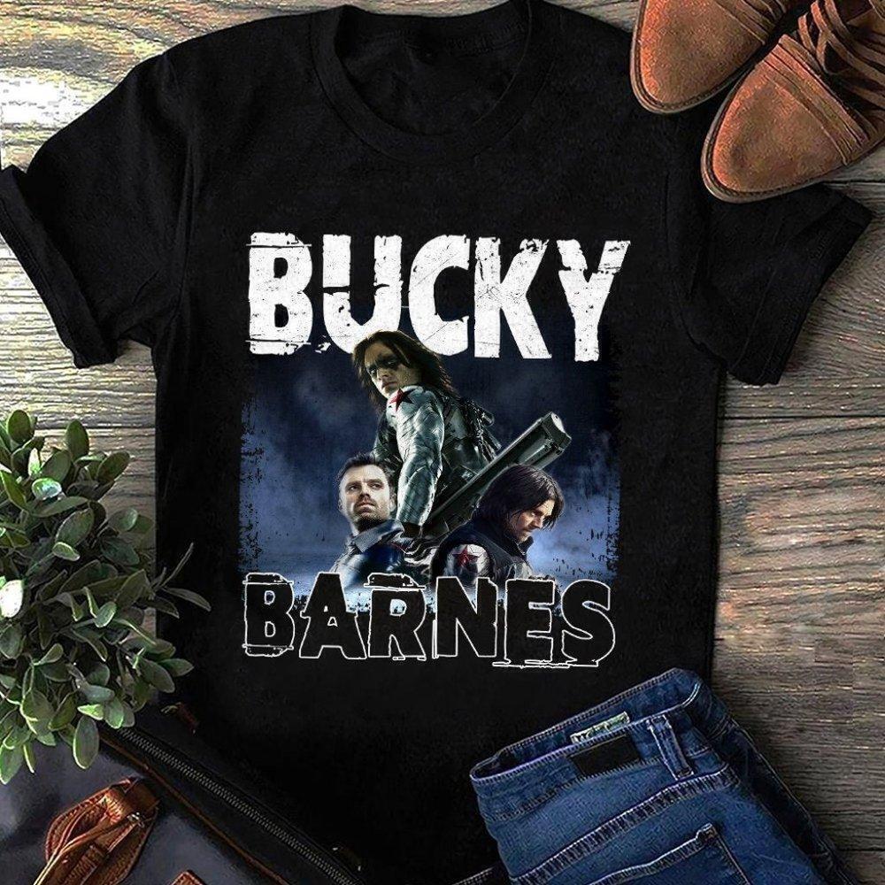 Bucky Barnes Marvel Comic Hero Fan Graphic Unisex T-Shirt